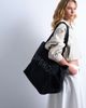 Topshop Topshop large canvas tote bag in black - 1