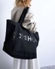 Topshop Topshop large canvas tote bag in black - 3