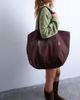 Topshop Topshop large canvas tote bag in brown - 3