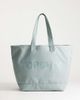 Topshop Topshop large canvas tote bag in gray - 1