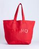 Topshop Topshop large canvas tote bag in red - 1
