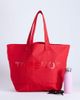 Topshop Topshop large canvas tote bag in red - 2