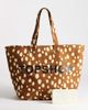 Topshop Topshop large canvas tote in deer print-Brown - 2