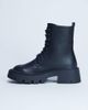Topshop Topshop Lawrence chunky lace-up boots in black - 1
