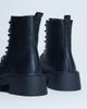 Topshop Topshop Lawrence chunky lace-up boots in black - 2