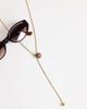 Topshop Topshop Leah lariat necklace with bead in gold-tone stainless steel - 2