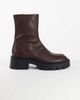 Topshop Topshop Liam chunky sock boots in chocolate-Brown - 1