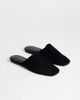 Topshop Topshop Lillie real suede round toe flat shoes in black - 2