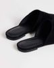 Topshop Topshop Lillie real suede round toe flat shoes in black - 4