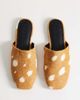 Topshop Topshop Lillie round toe flats in deer print hair-on real leather-Neutral - 2