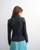 Topshop Topshop long sleeve cowl neck cupro top in black - 3