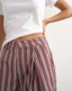 Topshop Topshop longline bermuda shorts in striped print-Multi - 3