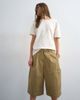 Topshop Topshop longline cargo shorts in tan-Brown - 2
