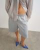 Topshop Topshop longline jersey shorts in gray - 2