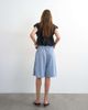 Topshop Topshop longline piping detail sports shorts in light blue - 4