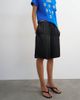 Topshop Topshop longline satin bermuda shorts in black - 3