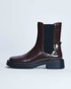 Topshop Topshop Lottie chelsea ankle boots in chocolate-Neutral - 1