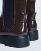 Topshop Topshop Lottie chelsea ankle boots in chocolate-Neutral - 3