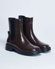 Topshop Topshop Lottie chelsea ankle boots in chocolate-Neutral - 4