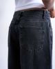 Topshop Topshop Lowrie low rise baggy jeans in washed black - 4