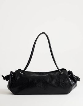 Topshop Topshop Maddie large shoulder bag in black