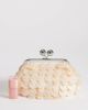 Topshop Topshop Maeve small embellished clutch in off-white - 2