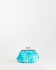 Topshop Topshop Maeve small embellished grab bag in turquoise-Blue - 1