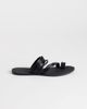 Topshop Topshop Maeve strappy toe loop sandals in black - 2