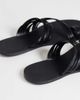 Topshop Topshop Maeve strappy toe loop sandals in black - 4