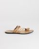 Topshop Topshop Maeve strappy toe loop sandals in camel-Silver - 2