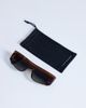 Topshop Topshop Malta visor large sunglasses in brown - 3