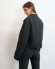 Topshop Topshop mandarin collar blazer in black - 2
