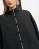 Topshop Topshop mandarin collar bomber jacket in black - 2