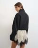 Topshop Topshop mandarin collar bomber jacket in black - 3