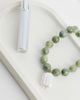 Topshop Topshop Marais beaded necklace with pearl charm in green and white faux marble - 2