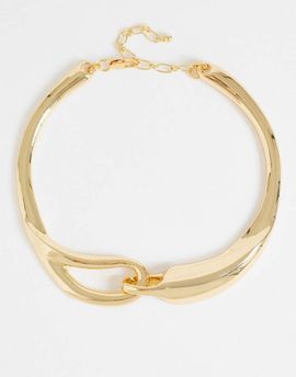 Topshop Topshop Mario statement necklace in gold