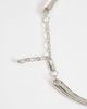 Topshop Topshop Mario statement necklace in silver - 3