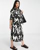 Topshop Topshop Maternity satin mini shirt dress in floral print-Multi - 4