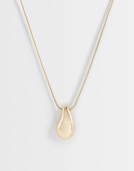 Topshop Topshop Matilda teardrop pendant necklace in gold