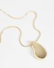 Topshop Topshop Matilda teardrop pendant necklace in gold - 4