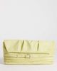 Topshop Topshop Meadow oversized strap clutch in chartreuse-Green - 1