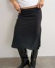 Topshop Topshop Melfi 90s length skirt in black - 3