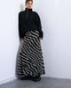 Topshop Topshop mesh zebra print maxi skirt in multi - 1
