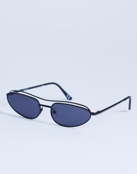 Topshop Topshop Mexico metal frame sunglasses in black