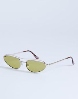 Topshop Topshop Mexico metal frame sunglasses in gold