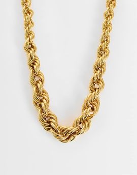 Topshop Topshop Mia twist necklace in gold