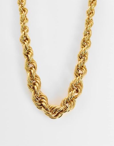 Topshop Topshop Mia twist necklace in gold