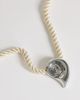 Topshop Topshop Mika rope choker with shell pendant in off white and silver - 4