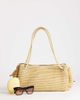 Topshop Topshop Miller large straw shoulder bag in natural-Neutral - 2
