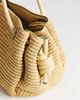 Topshop Topshop Miller large straw shoulder bag in natural-Neutral - 3